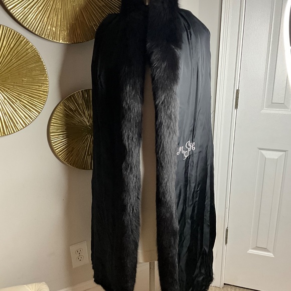 ❤️Black Vintage Mink and Fox Fur Coat - Picture 11 of 11